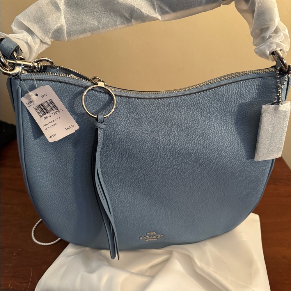 Coach Blue Leather Women's Bag